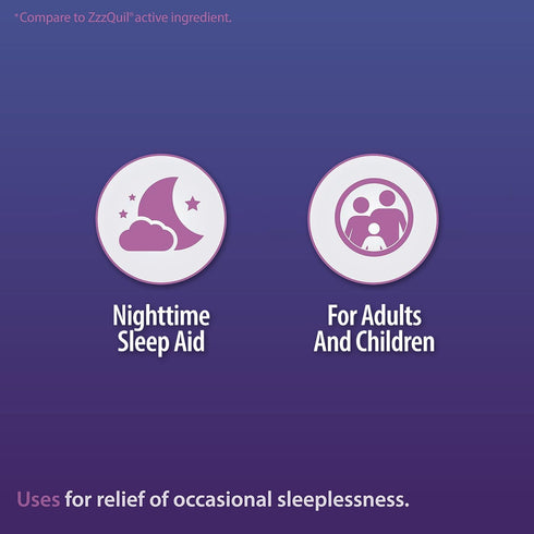 HealthA2Z 25mg (96 Sleep Aid, Diphenhydramine HCl Softgels, Supports Deeper, Restful Sleeping, Non Habit-Forming