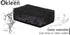 Black Multi Use Scrub Sponges, Made in Europe, 18 Pack, 4.3x2.8x1.4 inches, Heavy Duty Fiber, Odorless Durable Scrubber