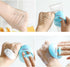 INNERNEED Soft Silicone Facial Cleansing Brush Manual Face Scrubber for Sensitive Skin, Pack of 2, Exfoliating Massage
