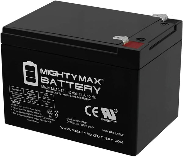 Mighty Max Battery 12V 12AH SLA Battery Replaces Go-Go Elite Traveller SC40E/SC44E