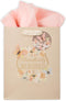 Christian Art Gifts Gift Bag/Tissue Paper Set Abundantly Blessed Bible Verse, Pink Butterfly, Medium Deuteronomy 7:13