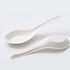 Eco Friendly Disposable Soup Spoons, 5.5" Sugarcane Fiber Spoon for Take-out Ramen Pho Noodles (50 PCS)