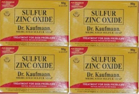 Lot of 4 Dr. Kaufmann Medicated Sulfur Soap
