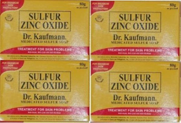 Lot of 4 Dr. Kaufmann Medicated Sulfur Soap