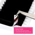 Lash Extension 0.05mm D Curl Mixed Classic Eyelash Extensions, 15-20mm Matte Black Individual Lashes