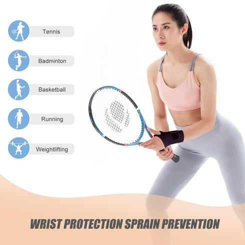 Ultra-Thin Wrist Brace Support for Carpal Tunnel, Pain Relief, Elastic Wrist Wraps for Fitness
