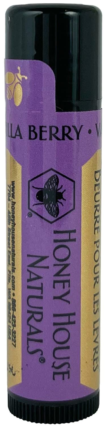 Honey House Naturals Lip Butter Gift Set – Rich Anti-Aging, All Natural Ultra Moisturizing - 5 Piece Set