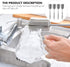 Hemoton Bottle Sponge Brush, 4pcs Long Handle Cup Cleaning Brush for Wine Glasses and Bottles