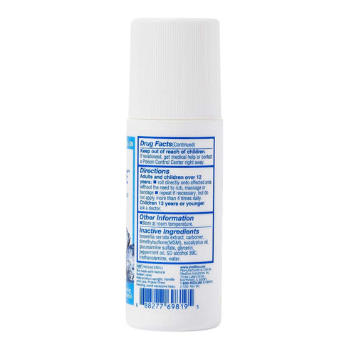 Medline ActivICE Topical Pain Reliever Roll On, Great for Muscle Aches and Back Injuries, 3 oz