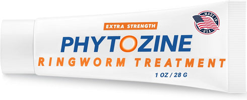 PHYTOZINE 1% 15+ 1 oz Anti Fungal Cream for Skin with Tolnaftate - Ringworm Treatment for Humans - Effective Athletes