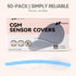 N NEXXCEL 50 Pack 3 3 NeXxcel Sensor Covers for Freestyle Libre and Plus Waterproof Ultra-Thin Transparent Adhesive