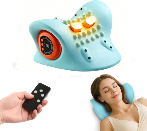 ZHEATME Neck Massager 2026 Deep Tissue Massage with Heating and Vibration Neck Massager,3