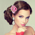 Mobestech 6Pcs Handmade Rose Flower Hair U Shaped Bobby Fork Picks, Decorative Hair Clips for Women Wedding & Bridal