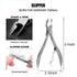 JTIEO 12-Piece Toenail Clippers Set - Heavy Duty Ingrown Toenail Removal Kit with Silver Finish