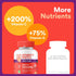 Immunity Gummies: B6, B12, Immune 60 Count (30 SmartyPants Kids Multivitamin & Vitamins C, D, A, and Zinc for Support