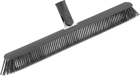 Silicone Broom Head, Rubber Broom for Pet Hair, Slim Hair Broom for Carpet and Floor Cleaning