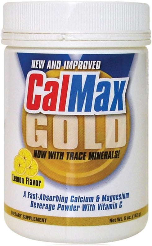 Dr. Newton’s Naturals CalMax Gold Powder Drink Mix - 2:1 Ratio of Calcium & Magnesium with Vitamin C + Essential Trace