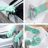 Silicone Dishwashing Gloves, Pet Grooming Rubber Scrubbing Gloves for Housework, Cars, Dogs