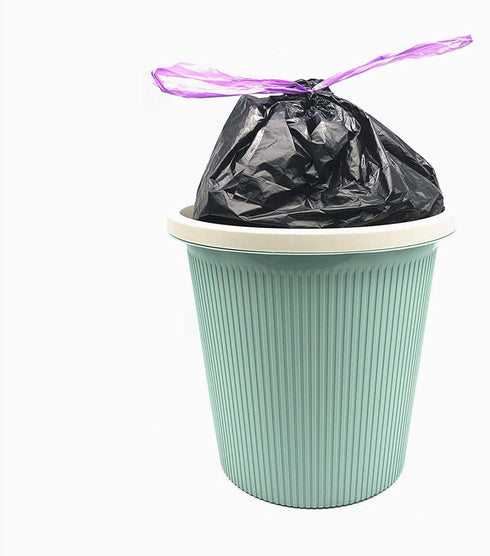 5 Gallon Black Drawstring Trash Bags, 100 Counts Small Garbage Bag for Home Trash Can Liners