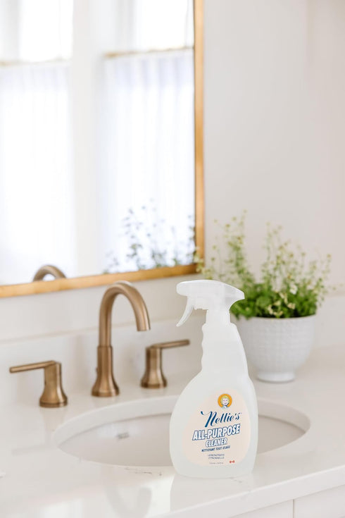 Nellie's All-Purpose Cleaner - Lemongrass Scent - Multi-Surface Cleaning for Kitchens, Bathrooms, and More