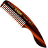 Kent 85T Small Wide Tooth Beard and Mustache Pocket Comb, Travel Size for Grooming