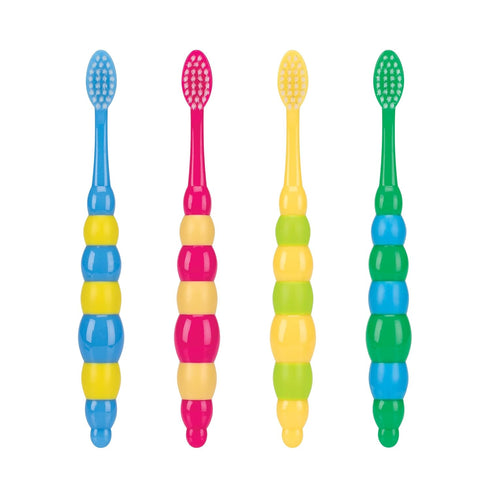 SmileGoods Y263 Child Toothbrush, 26 Tuft, Bubble Grip, Assorted Colors, Bulk Pack of 72