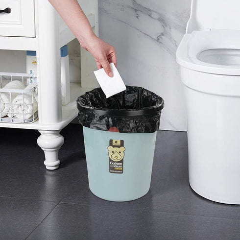 1.5 Gallon Small Drawstring Trash Bags, Black, 210 Counts