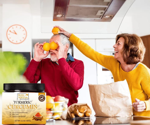 Reddy Naturals Aryana Turmeric Curcumin Powder, Pure & Organic Supplement with Black Pepper for Joint Support, Honey