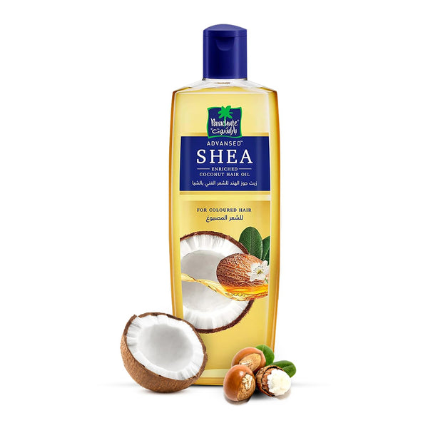 Parachute Advansed Shea Enriched Coconut Hair Oil, Moisturizing for Frizz-Free, Soft & Shiny Hair, 6.7 fl.oz