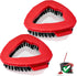 Scrub Brush - 2 Pack Spin Mop Scrub Brush Head Compatible for Easywring 1 Tank System, Stiff Bristle Cleaning Brush
