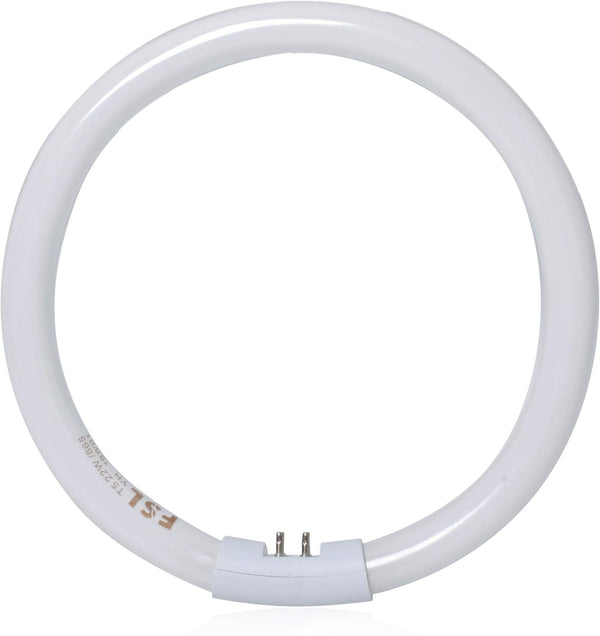 Poweka T5-22W Circular Bulb - 7.25inch Round Mirror Light Bulb Replacement for Makeup Vanity Mirrors