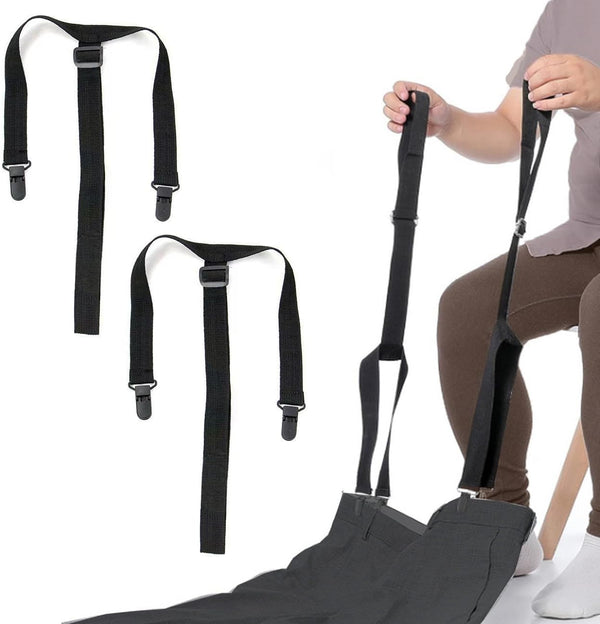Tovyzalg Adjustable Clip & Pull Dressing Aid for Elderly, Disabled & Pregnant Women