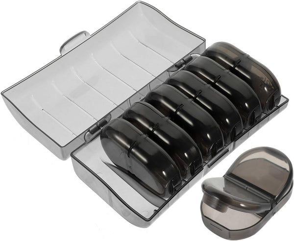 LOEFLIFA Weekly Portable Pill Organizer Box, Detachable Compact Medicine Case with 3 Daily