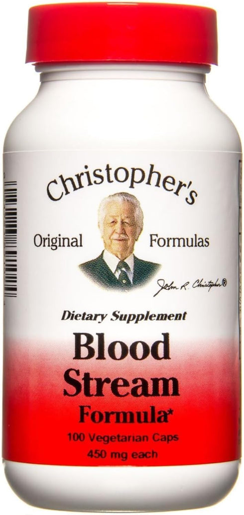 Dr. Christopher's Blood Stream Formula, Supplement for Blood Circulation and Vein Elasticity