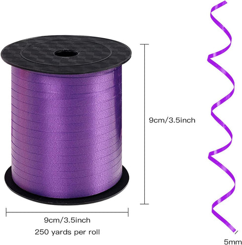 7 Pack Curling Ribbon, 1750 Yards Crimped Curling Ribbon for Gift Wrap, Balloon String, Party Decoration