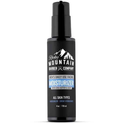 Men's Face Moisturizer with Shea Butter, Jojoba Oil, Argan Oil & Glycerin - Fragrance-Free for All Skin Types