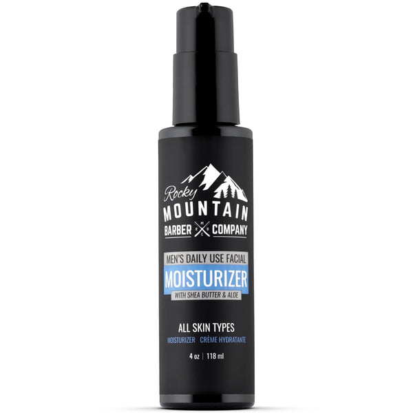 Men's Face Moisturizer with Shea Butter, Jojoba Oil, Argan Oil & Glycerin - Fragrance-Free for All Skin Types
