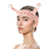 Spa Headband Facial Makeup Head Band, Microfiber Coral Fleece Snail Cartoon Hair Accessories for Washing Face (Pink)