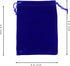 AEAOA Pack of 25 Royal Blue Velvet Drawstring Gift Bags, 4.8" X 3.6" for Jewelry, Candy, Treats, Birthday Favors
