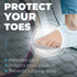 Homergy Original Soft Gel Toe Cap, 6 Big Toe Protectors for Women & Men, Relief from Missing/Ingrown Toenails, Corns,