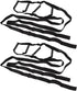 ZZIOLYTHICTRADING 2PCS Bed Sit Up Helper, Nylon Bed Ladder Assist, Four Sections Patient Pull Up Assist Strap