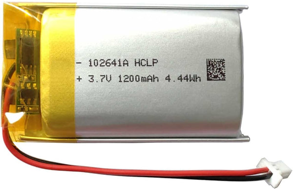 3.7V 1200mAh 102540 Battery Replacement for Sena 50S, Supports Fast Charging, fits SP75 SP46