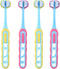 ValueBargain 4 Pack 3 Sided Toothbrush Kids, Soft Bristles 3 Sided Toothbrush, Triple-Sided