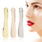3 PCS Metal Cosmetic Spoon, Mini Skincare Spatula, Zinc Alloy Beauty Scoop (Silver Gold Rose Gold)