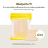 SKINFOOD Wedge Puff Sponges - Jumbo Size 12pcs, Multi-Purpose Makeup Blender for Foundation & Concealer