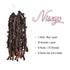 Niseyo Butterfly Locs Crochet Hair, 12 Inch, 1 Pack Pre-Looped Distressed Locs Crochet Braids (T30)