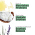 Panier des Sens Small Hand Cream for Dry Cracked Hands, Lavender Mini Lotion, Travel Size 1 floz