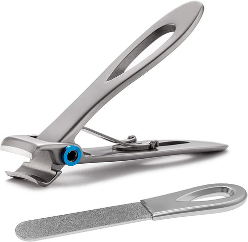 Toenail Clippers for Thick Toenails – Ultra Sharp Wide Jaw Opening Heavy Duty Stainless Steel for Seniors and Adults