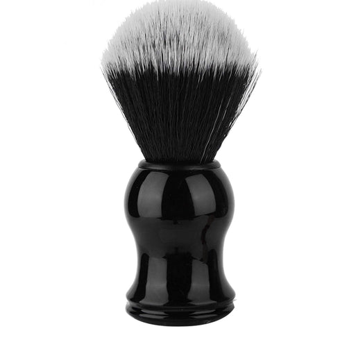 Shaving Brush with Wood Handle - Barber Cleaning Hairbrush Neck Duster for Salon and Home