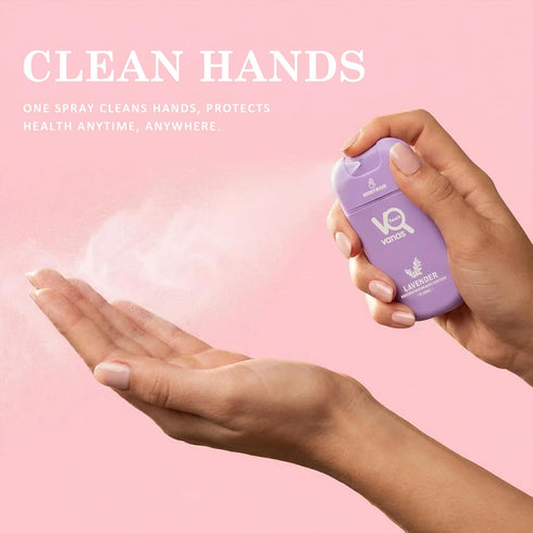 touch vanas 4 4.0 OZ. 4 Pcs Hand Sanitizer Spray, Spray Hand Sanitizer Travel Size, Scented Pocket Power Mist Hydrating